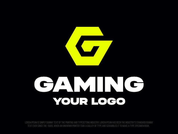 Vetor logotipo profissional moderno em forma de letra g forma de g exclusiva