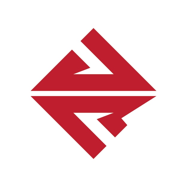 Logotipo quadrado abstrato