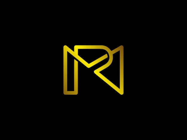 Vetor logotipo rm projeta nova identidade