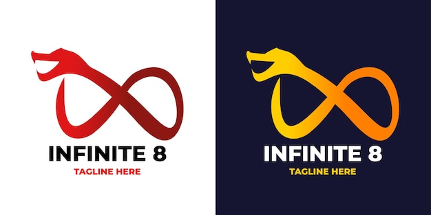 Vetor logotipo serpiente infinita