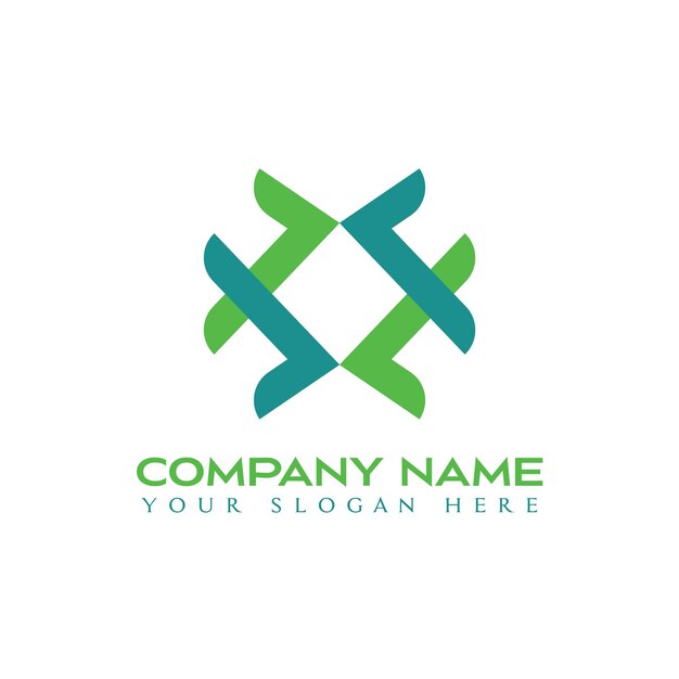 logotipo simples e moderno abstrato