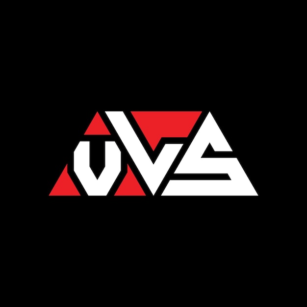 Logotipo triangular VLS com forma de triângulo VLS triângulo design de logotipo monograma VLS triángulo vetor modelo de logotipo com cor vermelha VLS logotipo Triangular simples Elegante e luxuoso Logotipo VLS