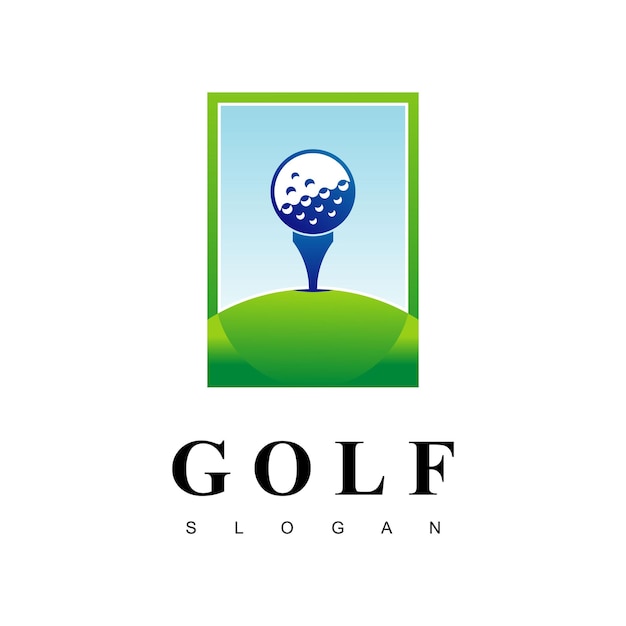 Logotipo vector golf