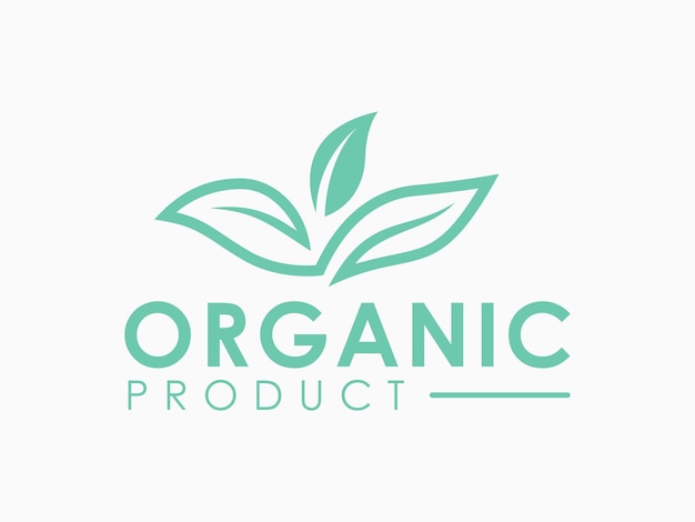 Logotipo verde com a palavra orgânico
