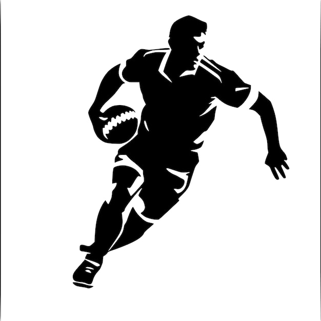 Logotipo vetorial de alta qualidade de futebol ilustração vetorial ideal para gráfico de camiseta