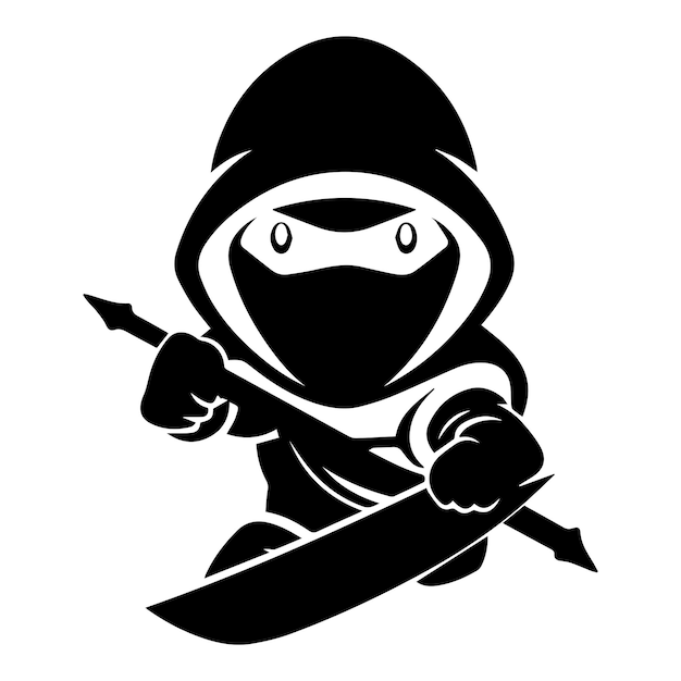 Ninja Preto Gordura Desenho - Gráfico vetorial grátis no Pixabay - Pixabay