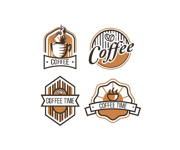 Logotipo vintage café