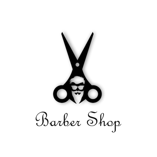 Logotipo vintage da barbearia