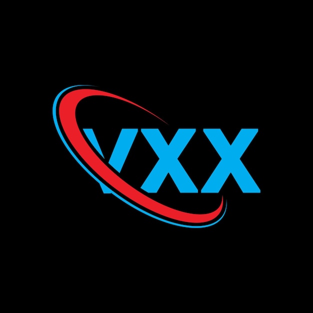 Logotipo VXX VXX letra VXX letra logotipo design Iniciais logotipo VXX ligado com círculo e maiúsculas logotipo monograma VXX tipografia para negócios de tecnologia e marca imobiliária