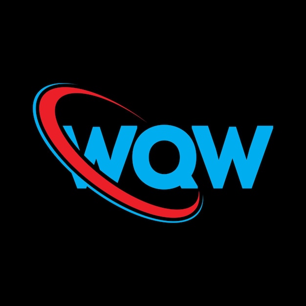 Logotipo WQW (letra WQW) Design de logotipo de letra WQW Iniciais Logo WQW ligado com círculo e monograma em maiúsculas Logotipo W QW tipografia para negócios de tecnologia e marca imobiliária