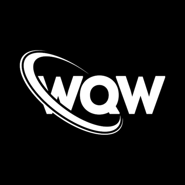 Logotipo WQW (letra WQW) Design de logotipo de letra WQW Iniciais Logo WQW ligado com círculo e monograma em maiúsculas Logotipo W QW tipografia para negócios de tecnologia e marca imobiliária