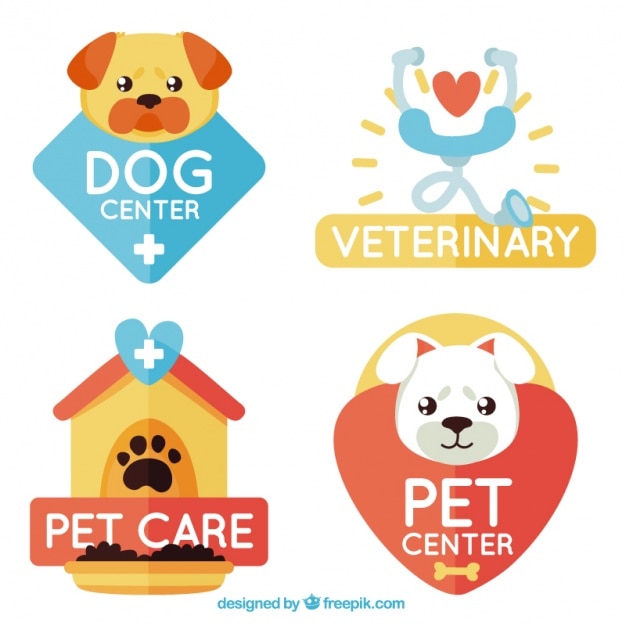 Logotipos bonitos para cuidados com os animais