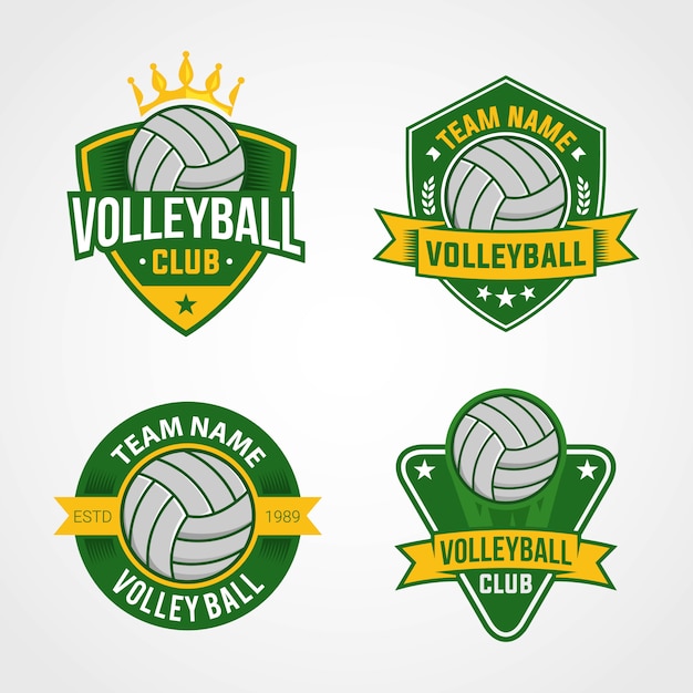 Logotipos da equipe de voleibol