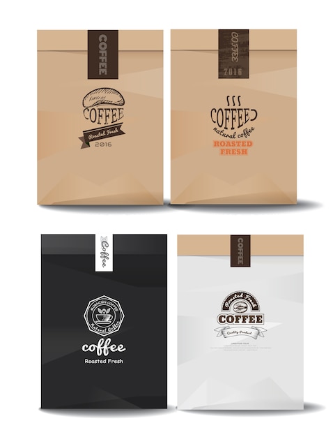 Logotipos de café para embalagem