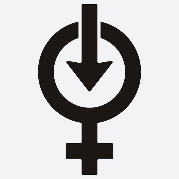 Logotipos de gênero masculino e feminino