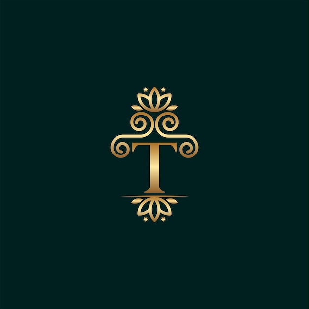 logotipos de letras de spa de beleza T