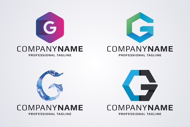 Logotipos de pacotes de letras