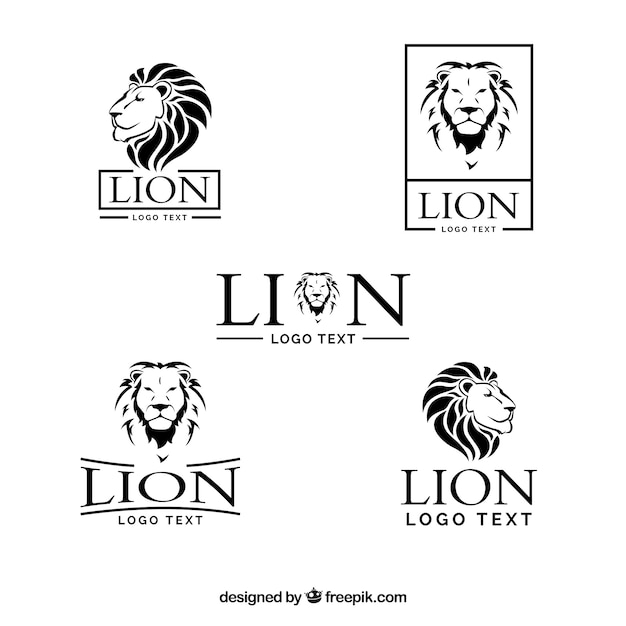 Vetor logotipos dos leões