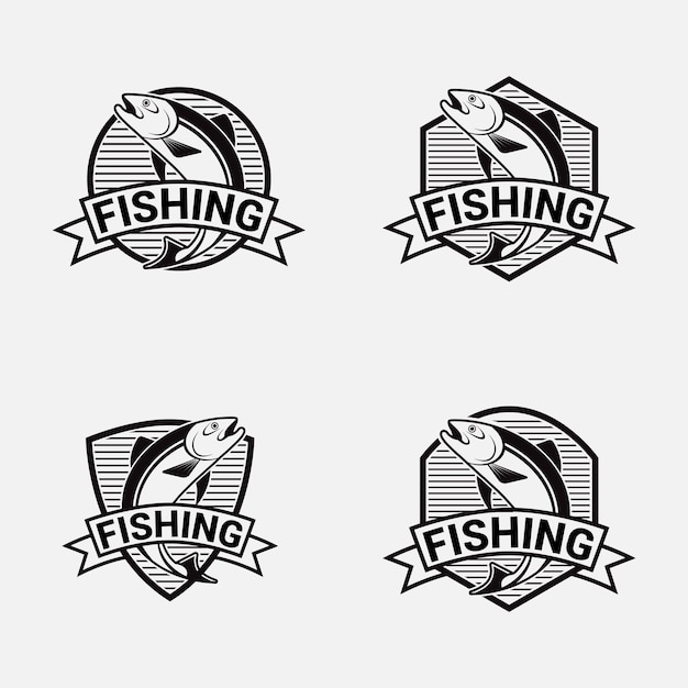 Logotipos e emblemas de pesca