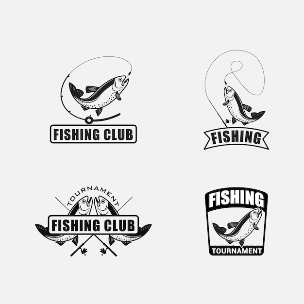 Logotipos e emblemas de pesca