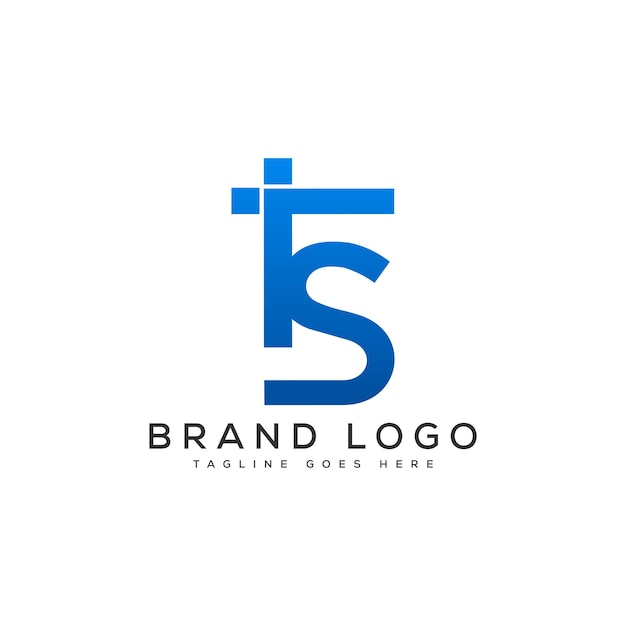 Logotipos vetoriais criativos com a letra fs