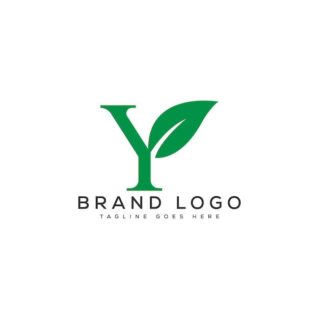 Logotipos vetoriais criativos com a letra Y