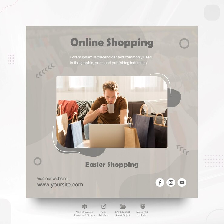 Vetor loja de compras on-line venda de moda nova coleção trabalho na internet freelancer compra de pequenas empresas