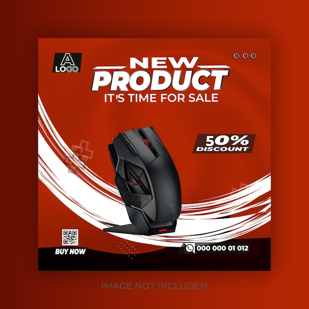 Loja de produtos Anúncios Mídia Social Web Banner Ideias de Design