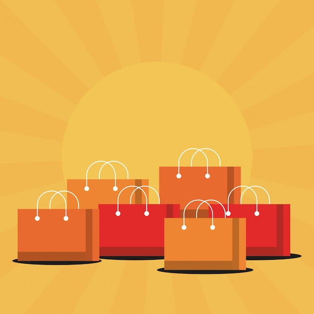 Loja de sacola de compras