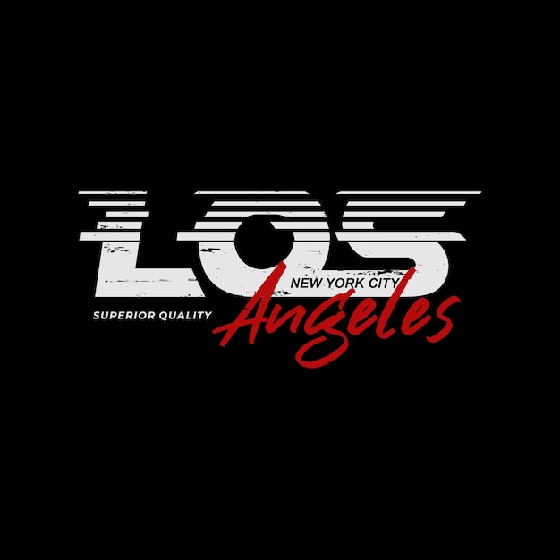 Los angeles design abstrato de camiseta e vestuário