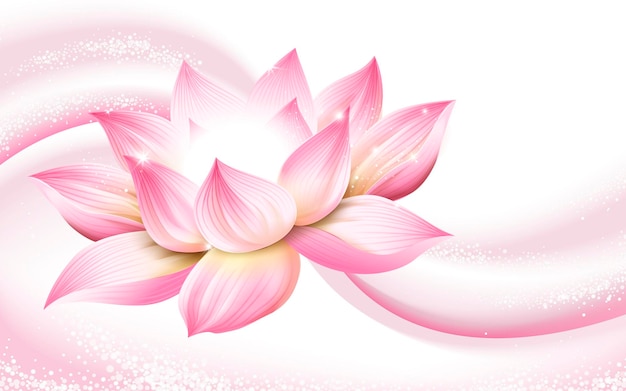 Vetor lotus flower background