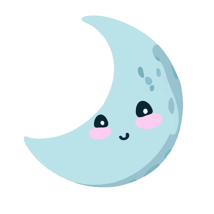 Vetor lua bonita.