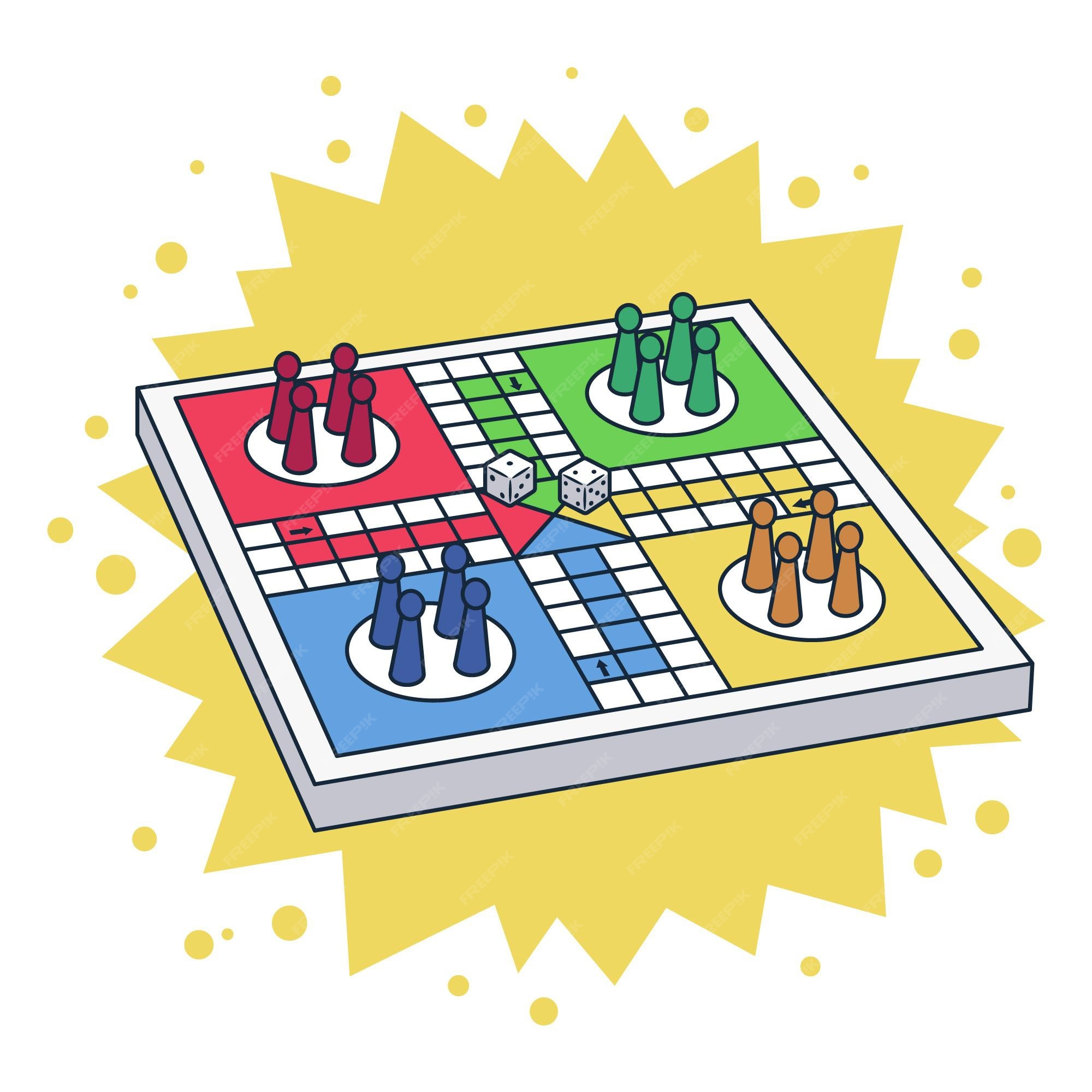 Vetores de Ludo Jogo De Tabuleiro Para Impressão Com Ilustração Vetorial e  mais imagens de Ludo - Jogo de tabuleiro - iStock