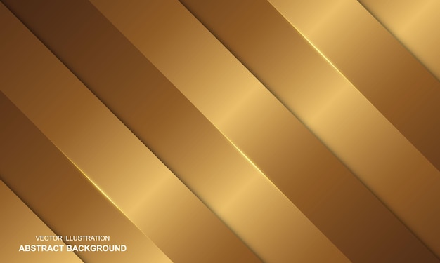 Luxo dourado abstrato