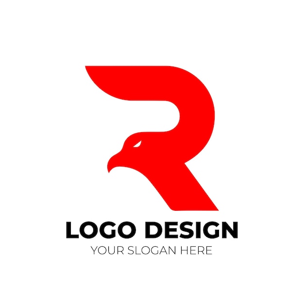 Vetor luxo moderno e design de logotipo monograma minimalista