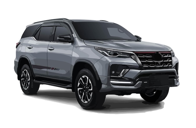 Luxury premium realista SUV mpv cross coupe sport cor cinza elegante novo 3d 4wd 4x4 car urba