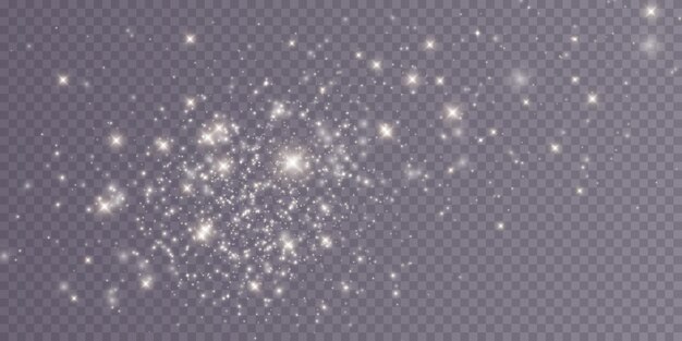 Luz de poeira branca png Fundo de efeito de luzes de luz bokeh Fundo de natal de poeira brilhante Confete de bokeh de luz brilhante de natal e textura de sobreposição de faísca para o seu design
