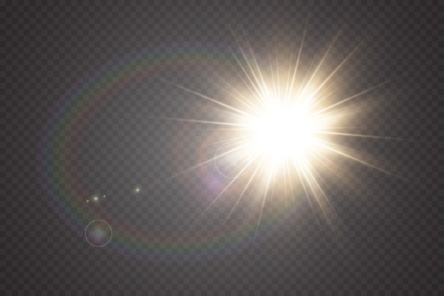 luz solar especial efeito de luz de reflexo