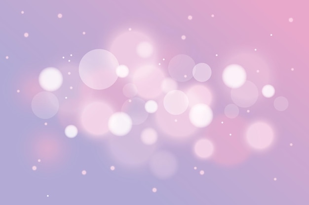 Luzes bokeh coloridas em um fundo rosa