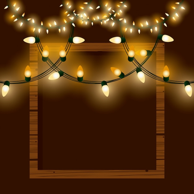 Luzes de natal para decoração