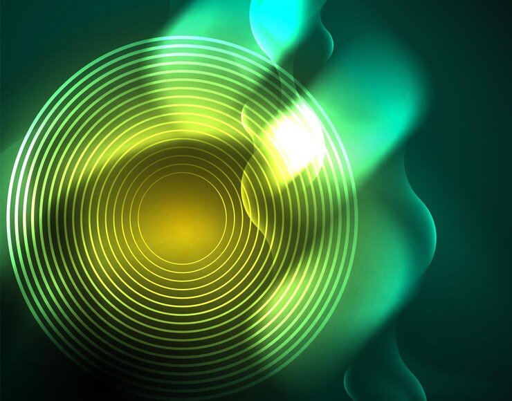 Vetor luzes de néon vector de fundo abstrato