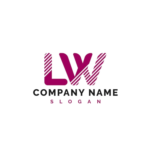 LW Letter Logo Design LW letter logo Vector Ilustração Vector