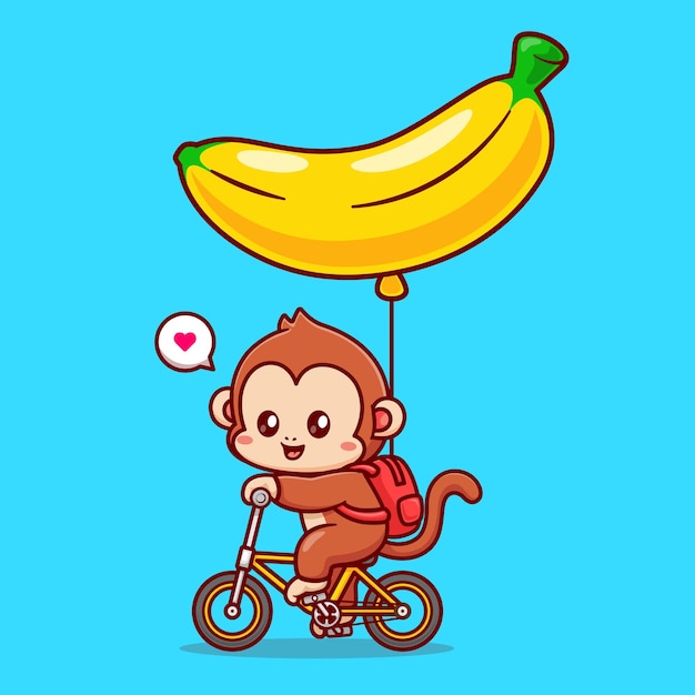 Vetores de Ilustração Vetorial De Um Macaco De Desenho Animado Bonito Com  Banana Maçã E Abacaxi Para O Seu Design e mais imagens de Alegria - iStock