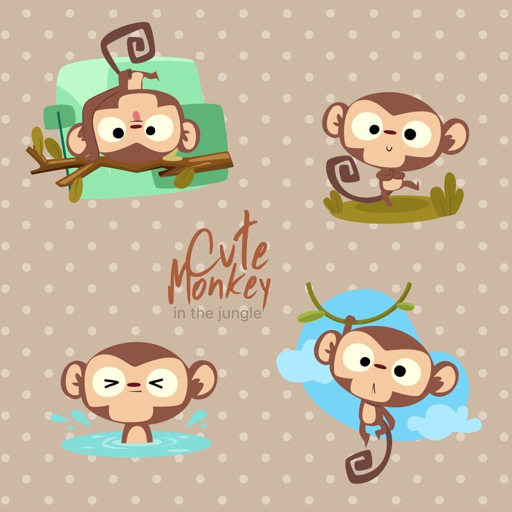 Macaco bonito da selva