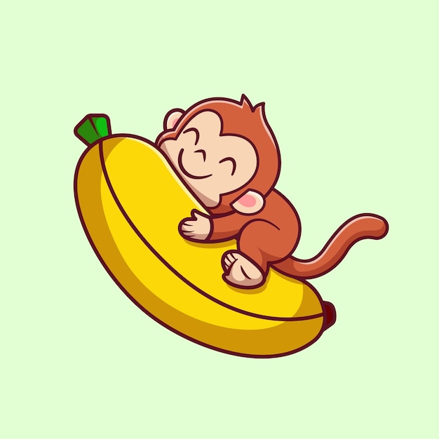 Dois Macacos Engraçados Bonitos Na Liana Que Compartilham A Fruta Da Banana  Com Amor Royalty Free SVG, Cliparts, Vetores, e Ilustrações Stock. Image  46728243