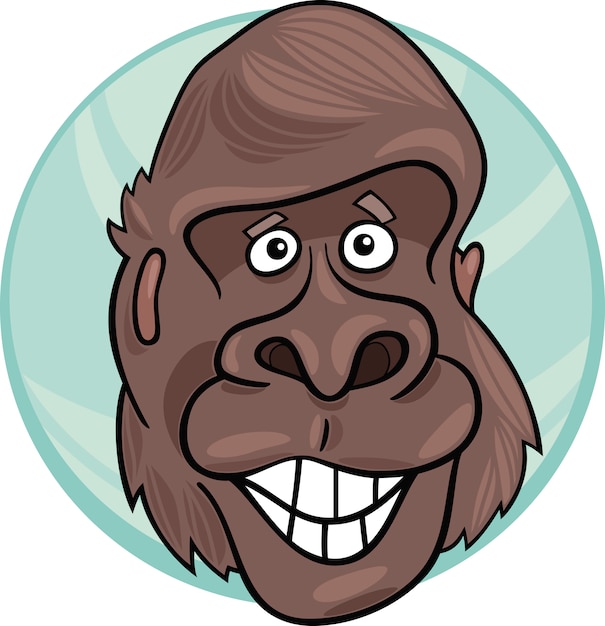 Vetor macaco gorila