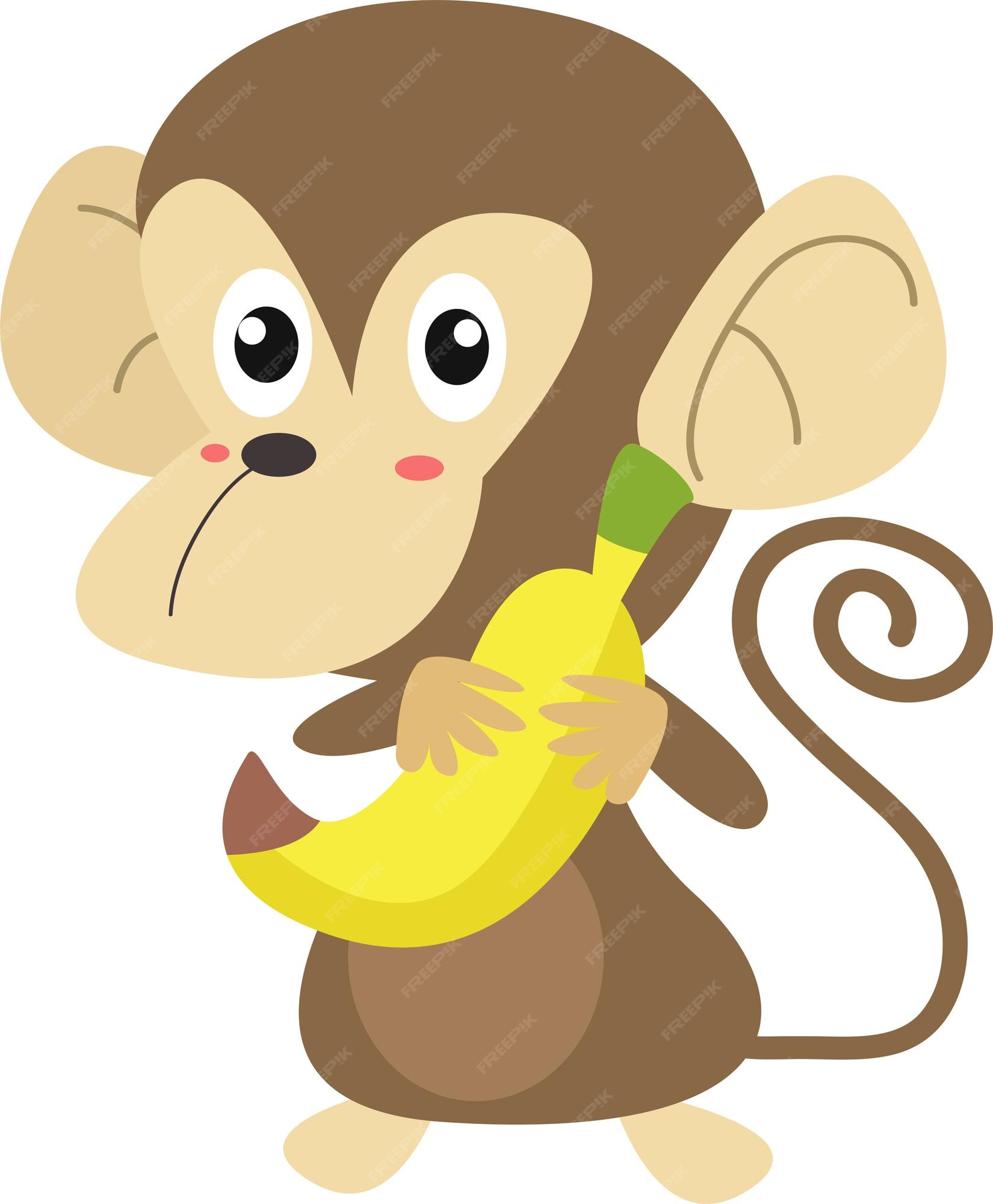 Macaco De Desenho Animado Alegre Arte Vetorial De Personalidade Alegre De  Primata Vetor PNG , Selva, Bonitinho, Animado Imagem PNG e Vetor Para  Download Gratuito