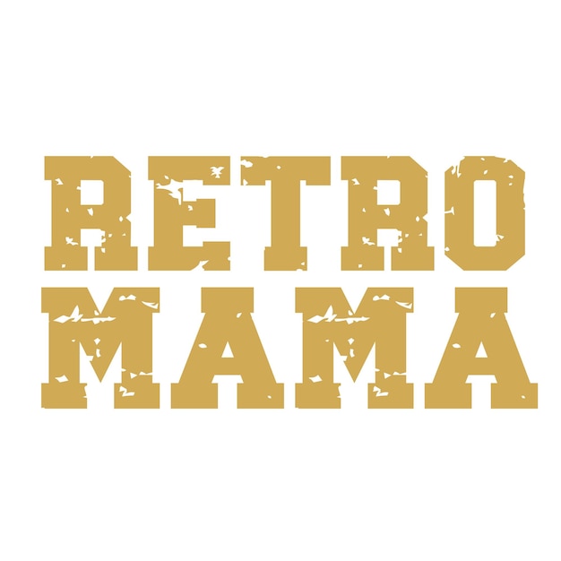 Vetor mãe retro