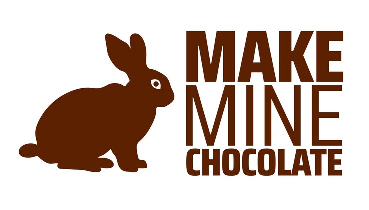 Vetor make mine chocolate padrão de design de banner de fundo ou cartaz observado todos os anos em fevereiro