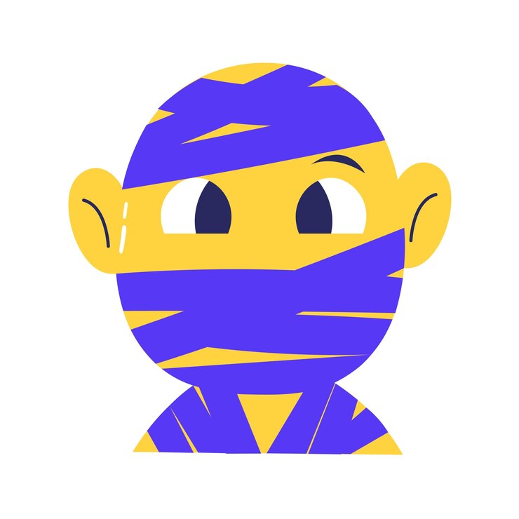 Vetor mamãe assustadora sticker sagrado